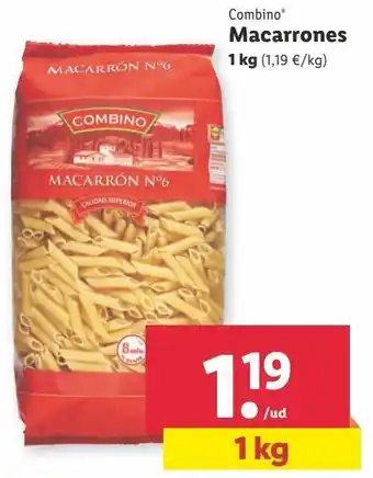 Lidl Macarrones combino oferta