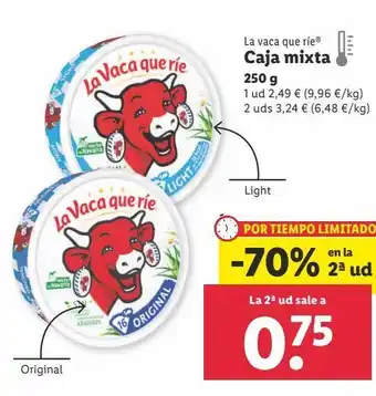Lidl Queso la vaca que ríe oferta