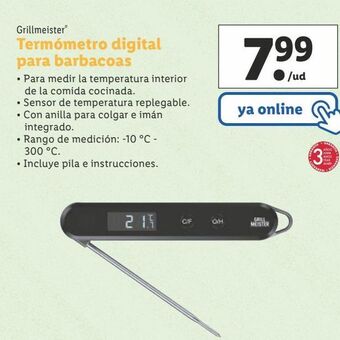 Lidl Termómetro digital oferta