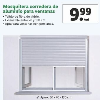 Lidl Mosquitera corredera oferta
