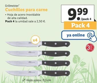 Lidl Cuchillos oferta