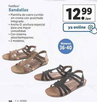 Lidl Sandalias oferta