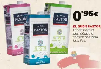 Supermercados Lupa Leche entera, desnatada o semidesntada brik el buen pastor oferta