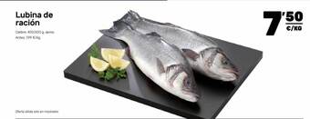 AhorraMas Lubina De Ración oferta