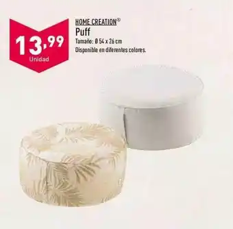 ALDI Home Creation Puff oferta