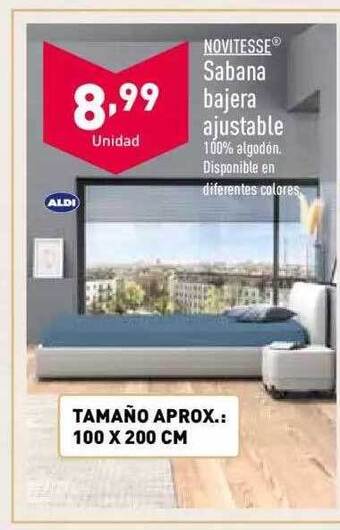 ALDI Novitesse Sabana Bajera Ajustable oferta