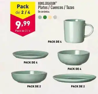 ALDI Home Creation Platos Cuencos Tazas oferta