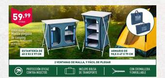 ALDI Adventuridge Mueble Plegable De Camping oferta