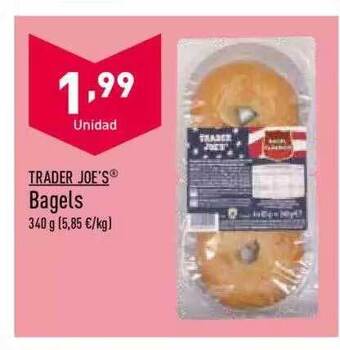ALDI Trader Joe's Bagels oferta