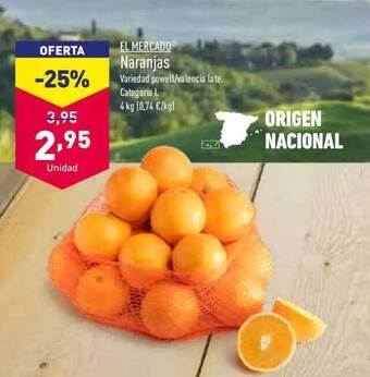 ALDI El Mercado Naranjas oferta