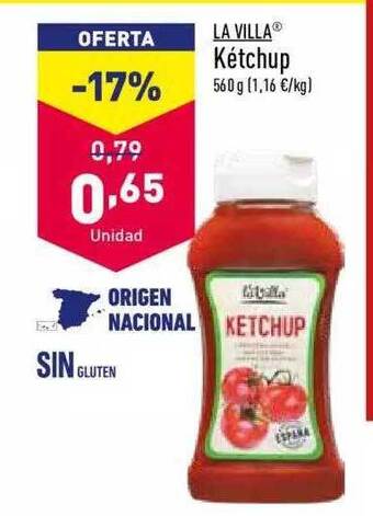 ALDI La Villa Kétchup oferta