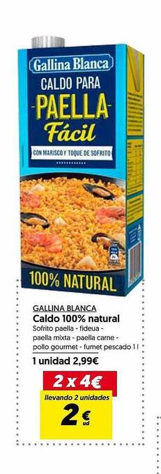 Hiper Usera Gallina Blanca Caldo 100% Natural oferta