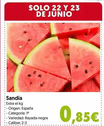 Hiper Usera Sandia oferta