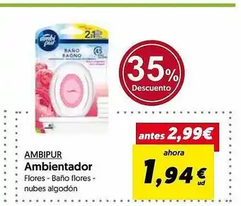 Hiper Usera 35% Descuento Ambipur Ambientador oferta