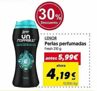 Hiper Usera 30% Descuento Lenor Perlas Perfumadas oferta