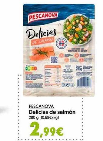 Hiper Usera Pescanova Delicias De Salmón oferta