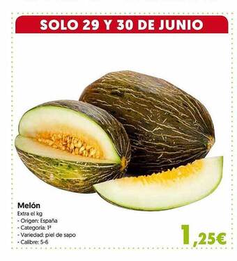 Hiper Usera Melón oferta