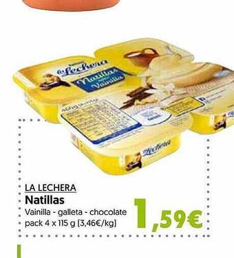 Hiper Usera La Lechera Natillas oferta