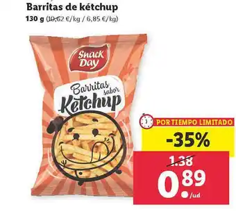 Lidl Barritas De Kétchup oferta