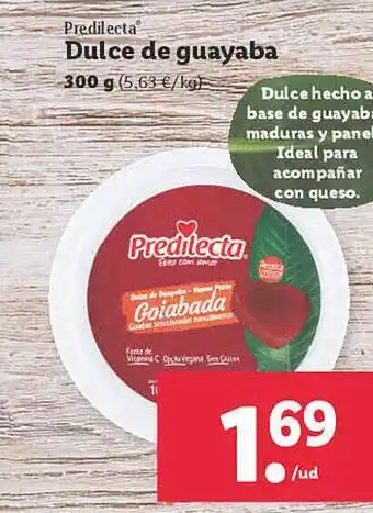 Lidl Predilecta Dulce De Guayaba oferta