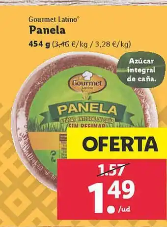 Lidl Gourmet Latino Panela oferta