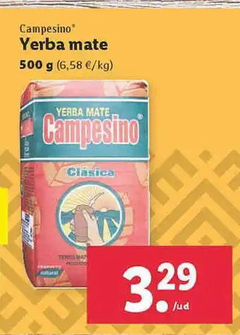 Lidl Campesino Yerba Mate oferta