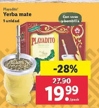 Lidl Playadito Yerba Mate oferta