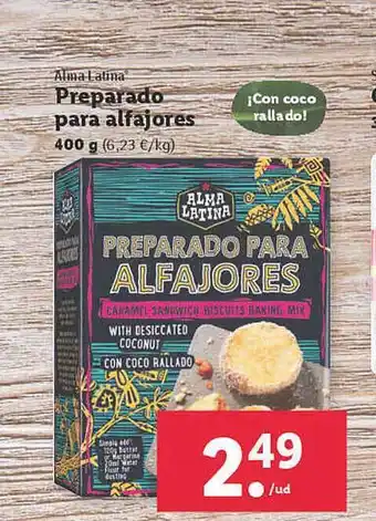Lidl Alma Latina Preparado Para Alfajores oferta