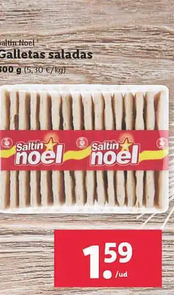 Lidl Saltin Noel Galletas Saladas oferta