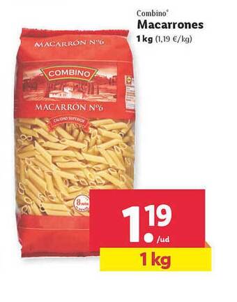 Lidl Combino Macarrones oferta