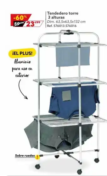 GiFi Tendedero Torre 3 Alturas oferta