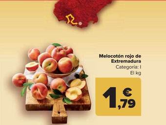 Carrefour Melocotón Rojo De Extremadura oferta