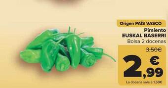 Carrefour Pimiento Euskal Baserri oferta
