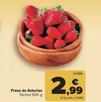 Carrefour Fresa De Asturias oferta