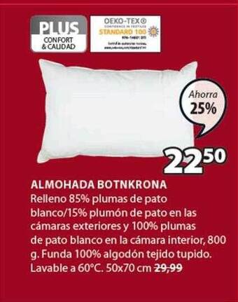 JYSK Almohada Botnkrona oferta