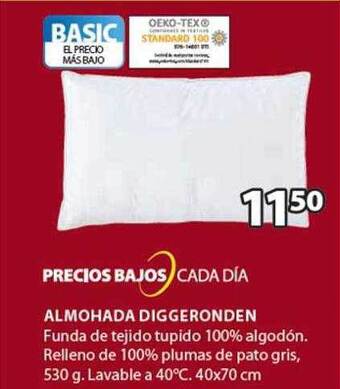 JYSK Almohada Diggeronden oferta