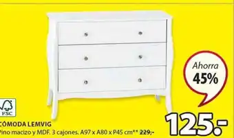 JYSK Cómoda Lemvig oferta