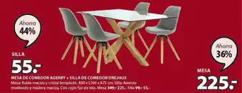 JYSK Mesa De Comedor Agerby + Silla De Comedor Drejhus oferta