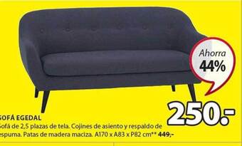JYSK Sofá Egedal oferta