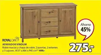 JYSK Royaloak Aparador Vindum oferta