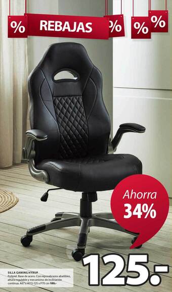 JYSK Silla Gaming Hyrup oferta