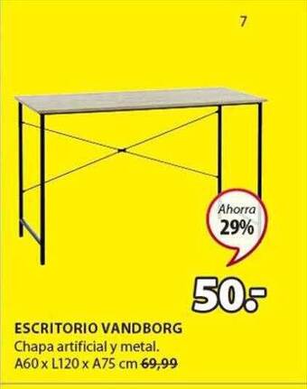 JYSK Escritorio Vandborg oferta