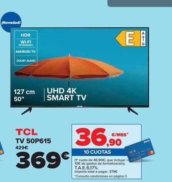 Carrefour Tcl Tv 50p615 oferta