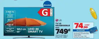 Carrefour Lg Tv Lg 65uq81006lb oferta