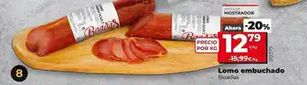 Dia Supermercados Lomo Embuchado Boadas oferta