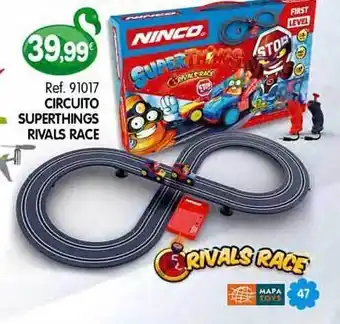 Juguetilandia Circuito Superthings Rivals Race oferta