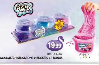 Juguetilandia Mix&match Sensations 2 Buckets + 1 Bonus oferta