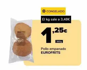Supeco Pollo Empanado Eurofrit oferta
