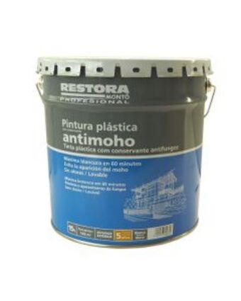Brico Depôt Pintura plástica blanca mate restora antimoho 15 l oferta