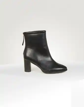 Naf Naf Botines efecto piel color negro oferta